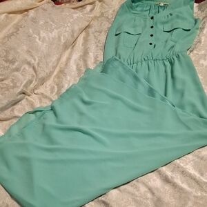 Gianni Bini Aqua Sleeveless Dress